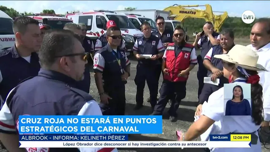 Cruz Roja de Panameña no cubrirá carnavales en el interior a falta de presupuesto