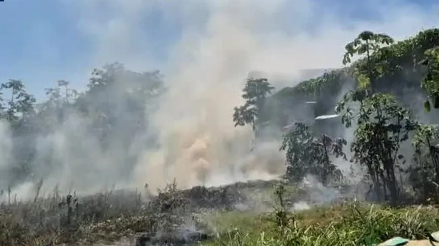 Alerta por incendio alrededor de la Casa Hogar Trisker en Boquete