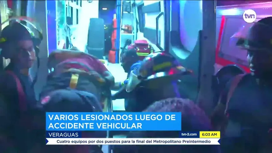 Cuatro heridos en accidente de tránsito en Veraguas