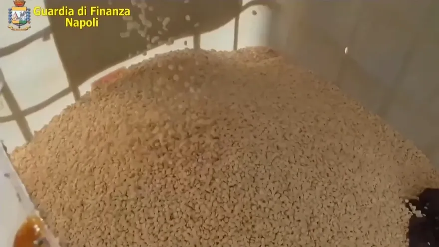 Incautación récord en Italia de 14 toneladas de anfetaminas fabricadas en Siria por el EI