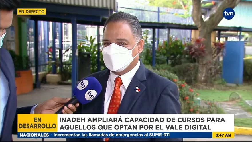 Ampliarán capacidad de cursos del Inadeh para el vale digital