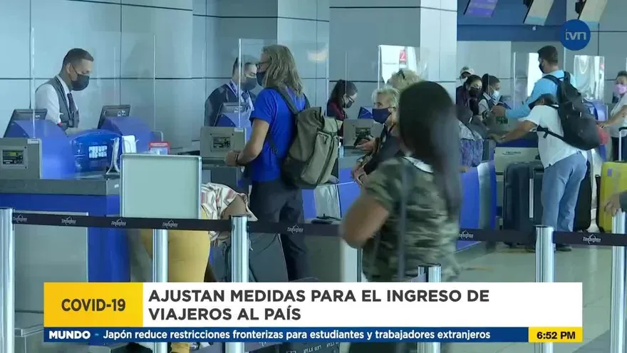 Gobierno ajustó las medidas para el ingreso de viajeros al país, a causa de la pandemia