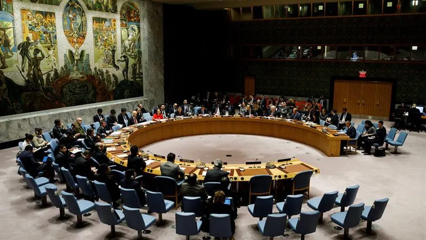 En la imagen, el Consejo de Seguridad de Naciones Unidas, en la sede de la ONU en Nueva York.