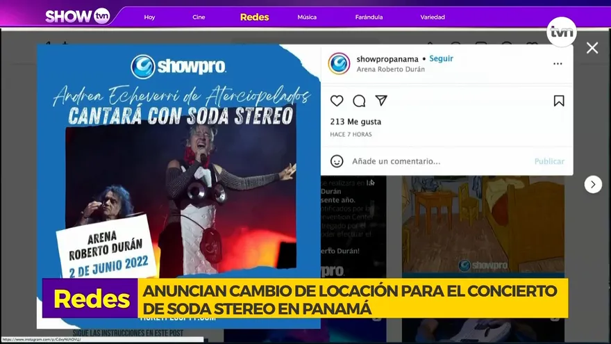 Soda Stereo se presentará en Panamá el 2 de junio