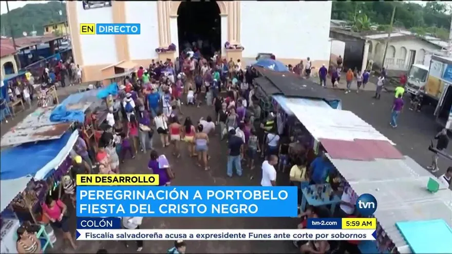 Portobelo listo para recibir a miles de peregrinos