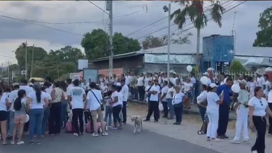 Moradores de Las Lajas en Chame marcharon por la paz