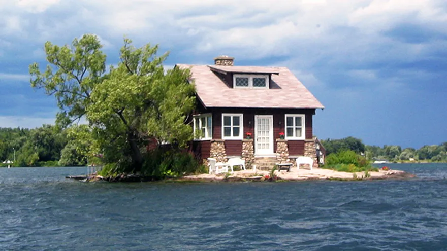 Hub Island, la isla mas pequeña del mundo.