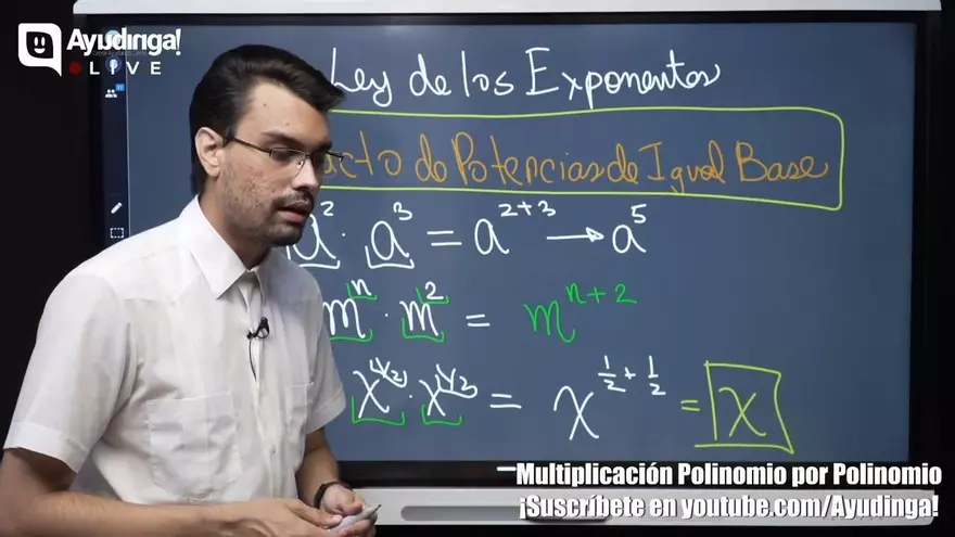 Ayudinga Matemáticas 8° - Polinomio por Polinomio con Coeficientes Fraccionarios - Parte II 13 de julio de 2020