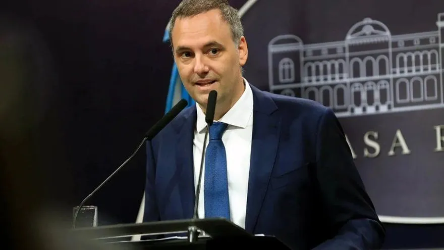 Manuel Adorni, jefe de gabinete de ministros argentino