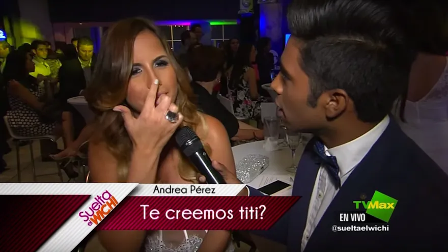 Andrea Pérez dice que ella JAMÁS se ha operado la nariz