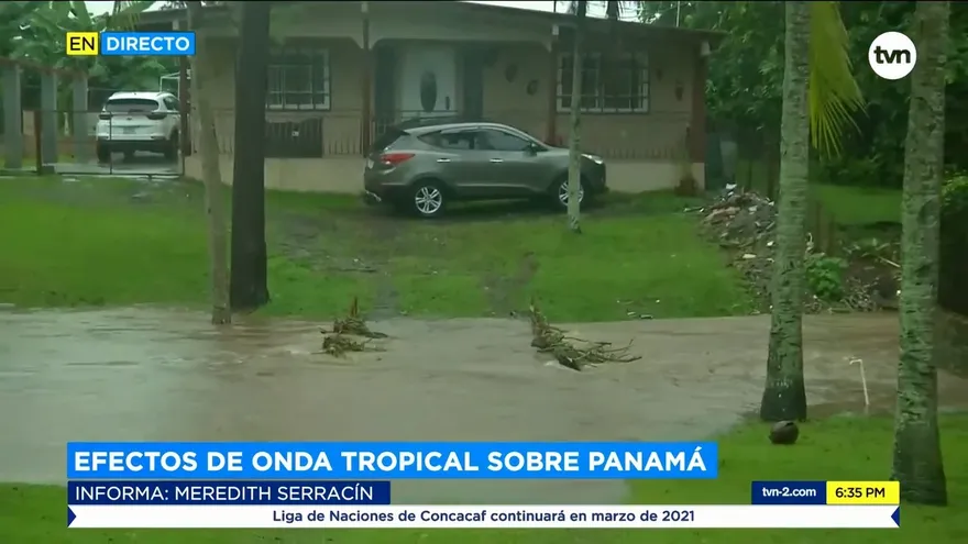 Emiten aviso de prevención por la onda tropical que se desplaza por nuestro país