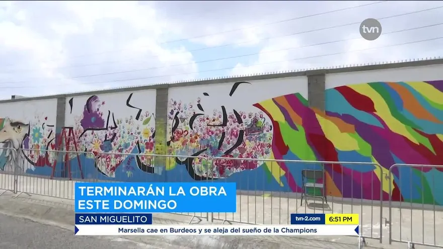 ENA y Fundación Olga Sinclair pintan mural en San Miguelito