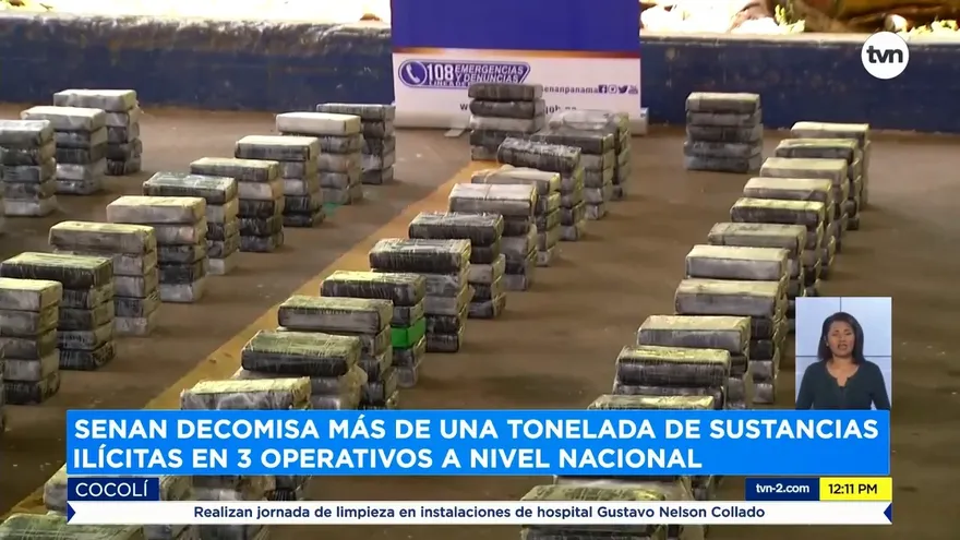 Mediante operativos Senan decomisa más de una tonelada de droga