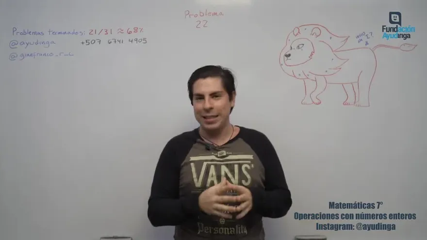 Ayudinga Matemáticas 7° -  Operaciones con Números Enteros Parte IV 6 de abril de 2020