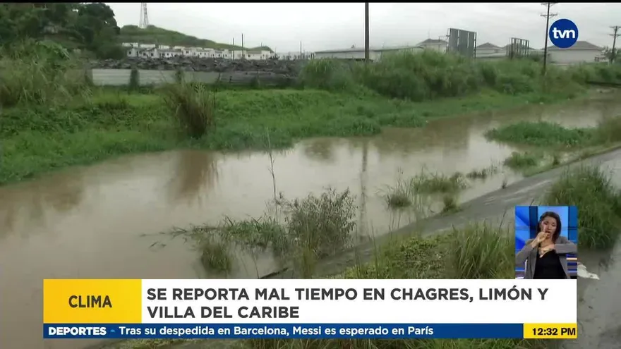 Mal tiempo deja algunas afectaciones en Colón