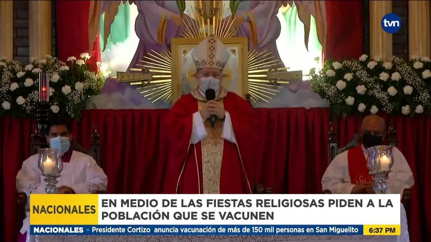 Autoridades religiosas piden a la población asistir a la jornada de vacunación