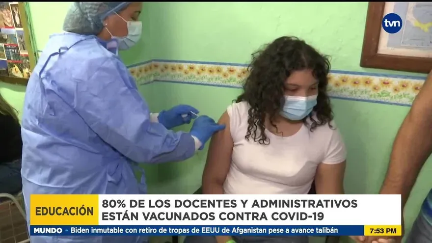 Más de 140 mil estudiantes y 80% de los docentes han sido vacunados