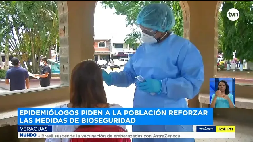 Piden a residentes de Veraguas reforzar medidas de bioseguridad
