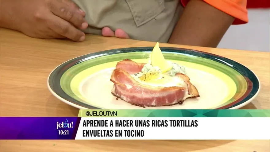 Tortillas envueltas en tocino