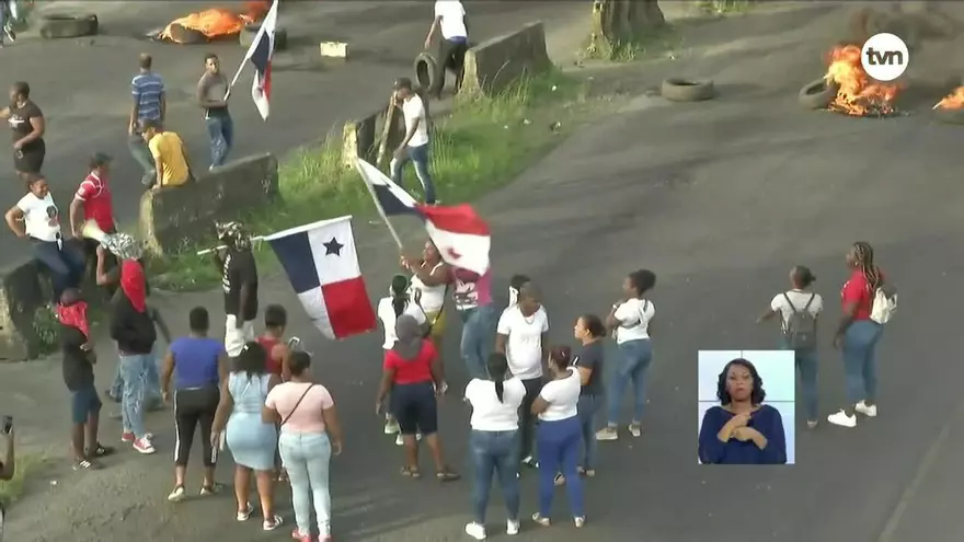Caos en Colón por protestas