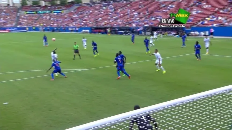 Repase la chilena de Tejada en el primer tiempo Panamá vs Haití