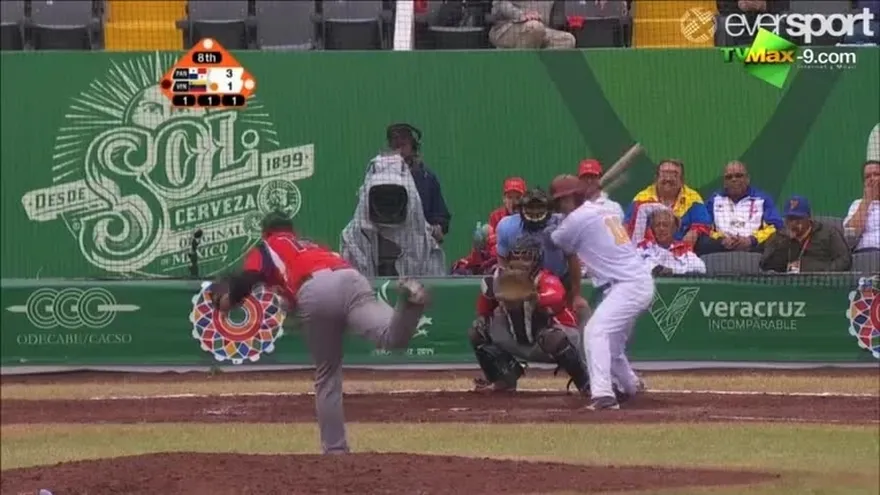 Venezuela anota 2 y empata el partido 3-3