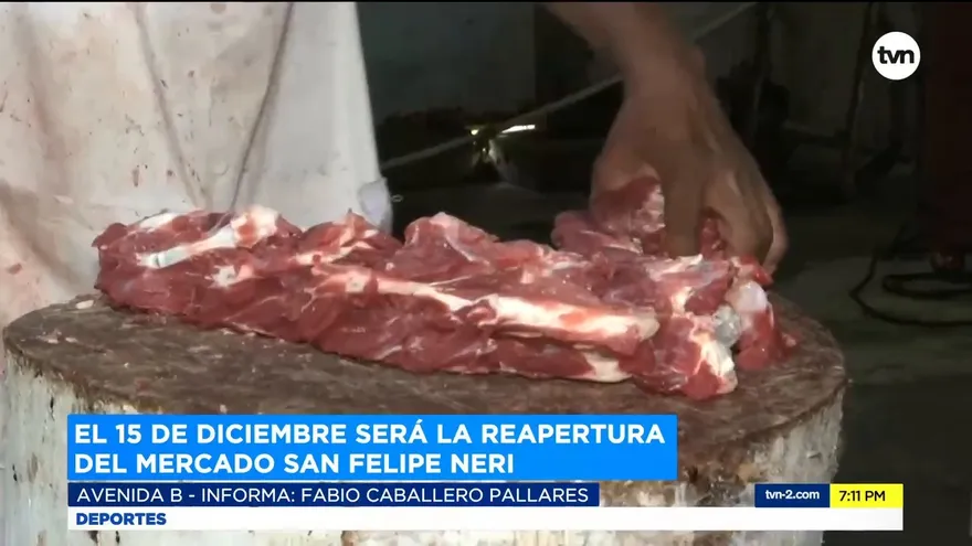 El 15 de diciembre, reapertura del Mercado San Felipe Neri