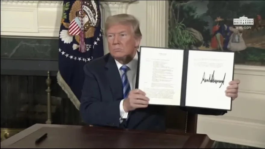 Trump retira a EE.UU. del acuerdo nuclear iraní y sanciona a Irán