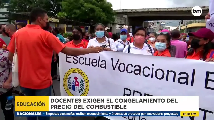 Gremios docentes continuaron con el paro