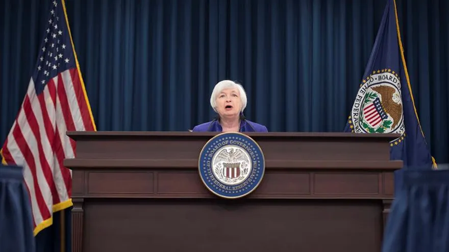 La presidenta de la Reserva Federal (Fed), Janet Yellen.