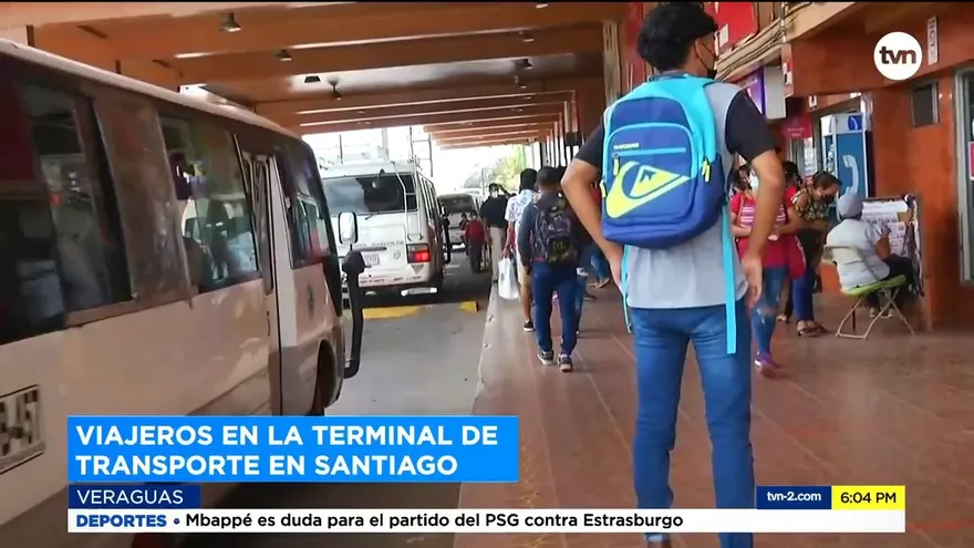 Desplazamientos de las personas al interior del país para fiesta de Navidad