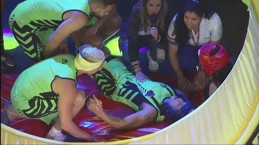 Polo Polo sufrió aparatosa caída que lo dejó fuera de la competencia