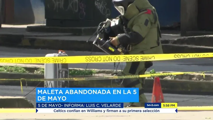 Una maleta abandonada obliga el cierre de Plaza 5 de Mayo