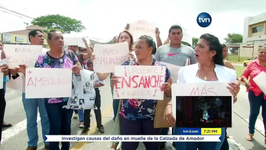 Protestan para exigir medicamentos e insumos en Hospital Nicolás Solano