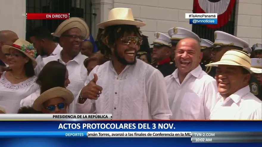 Dato curioso, a Román Torres no le quedó el sombrero típico