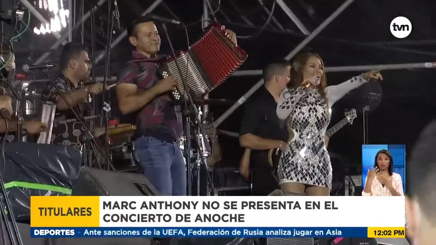 Confirman que Marc Anthony no se presentó a concierto por sufrir una caída