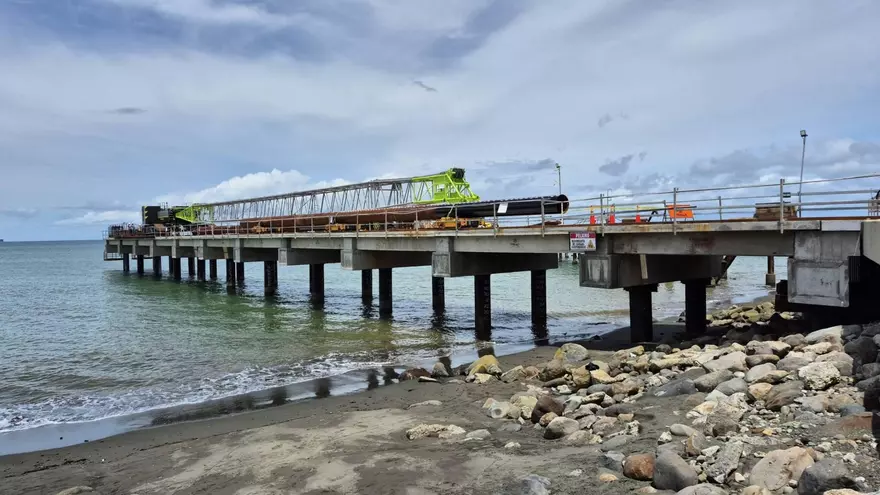 Nuevo puerto multipropósito en la ciudad de Puerto Armuelles, ubicado en el distrito de Barú.