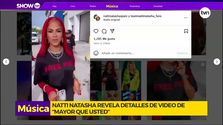 Detalles de la nueva producción de Natti Natasha