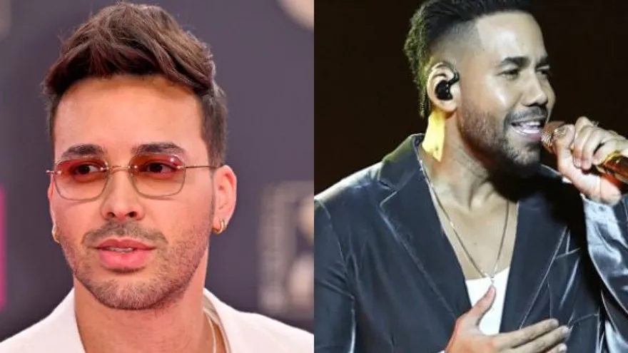 Foto combo de Prince Royce y Romeo Santos