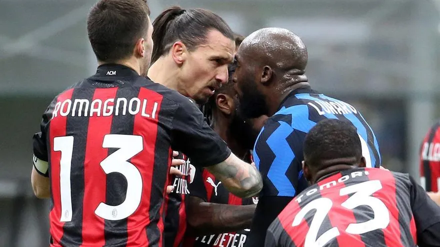 Italia sanciona con un partido a Ibrahimovic y Lukaku por pelea