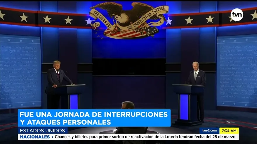 Trump-Biden, primer asalto: relaciones raciales, impuestos y muchos insultos