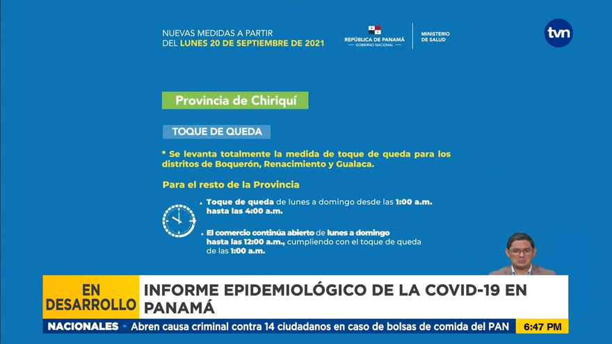 Conozca los distritos del país donde se elimina el toque de queda