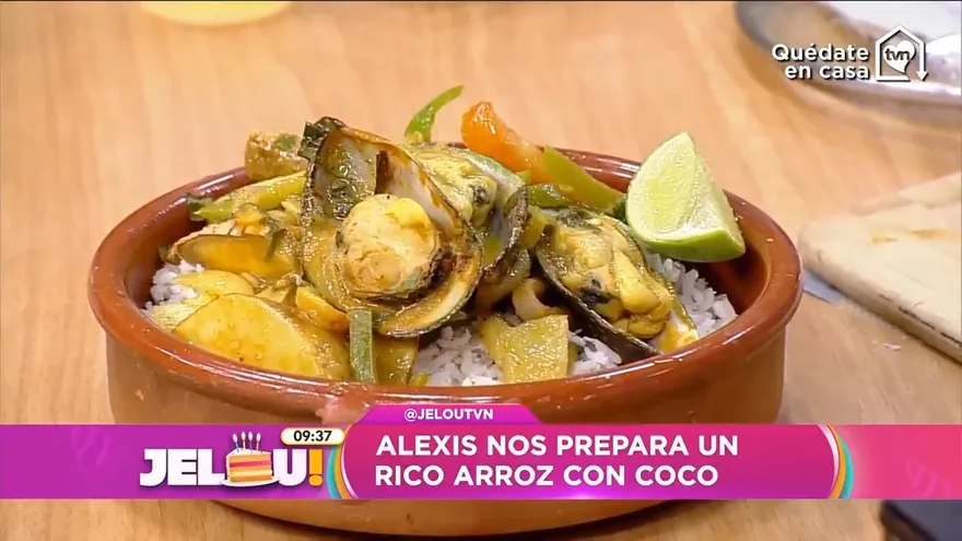 Alexis nos prepara un rico arroz con coco