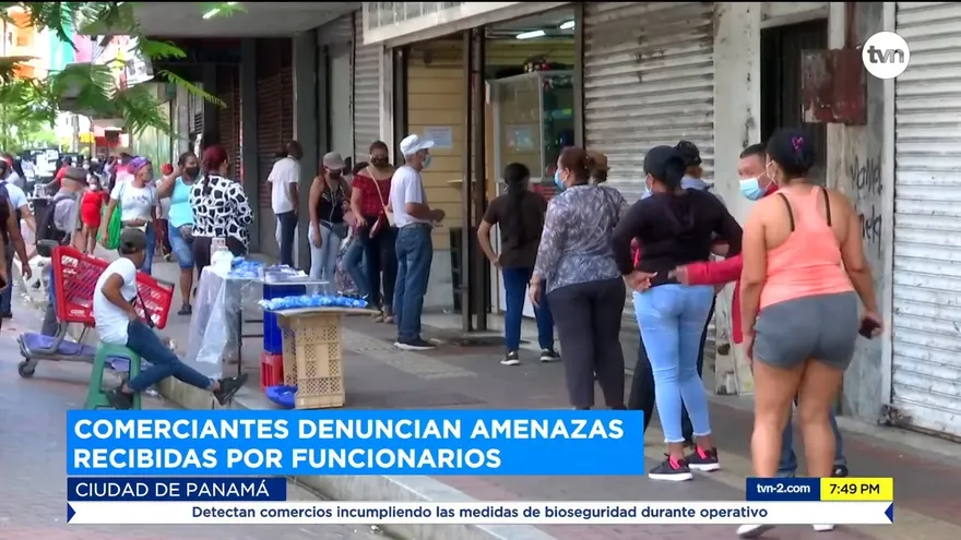 Comerciantes denuncian amenazas recibidas por funcionarios