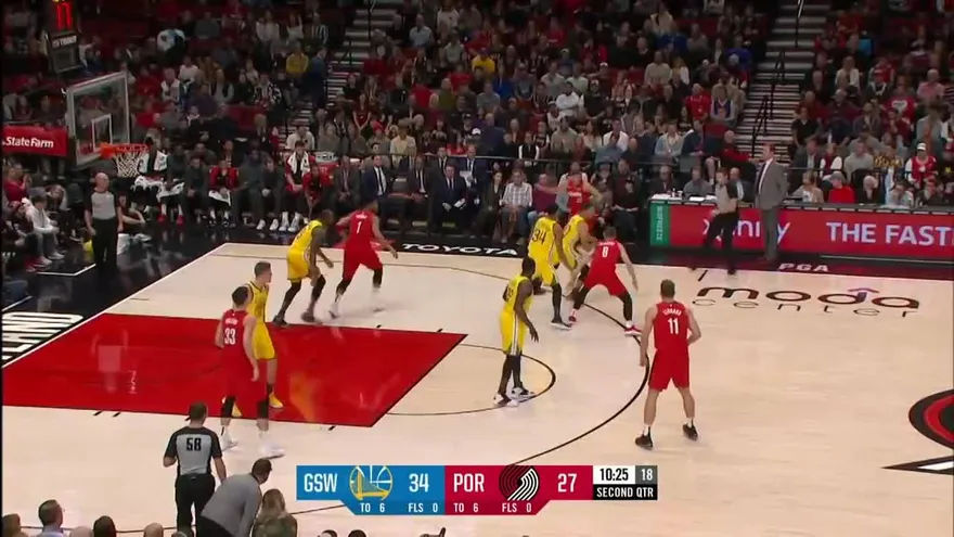 La venganza de Golden State Warriors ante los Blazers