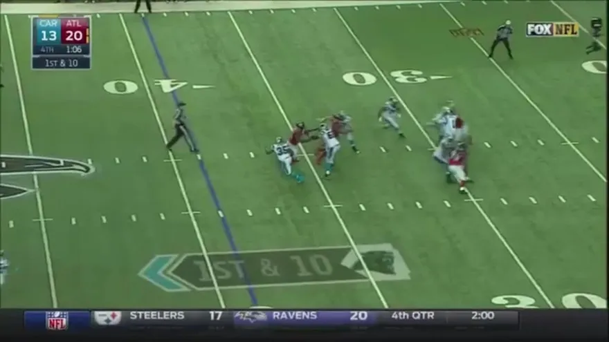 Falcons de Atlanta le quitaron el invicto a los Panthers de Carolina