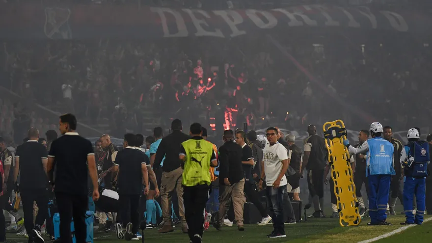 Cancelan el DIM-Flamengo de Libertadores en Colombia tras incidentes con hinchas