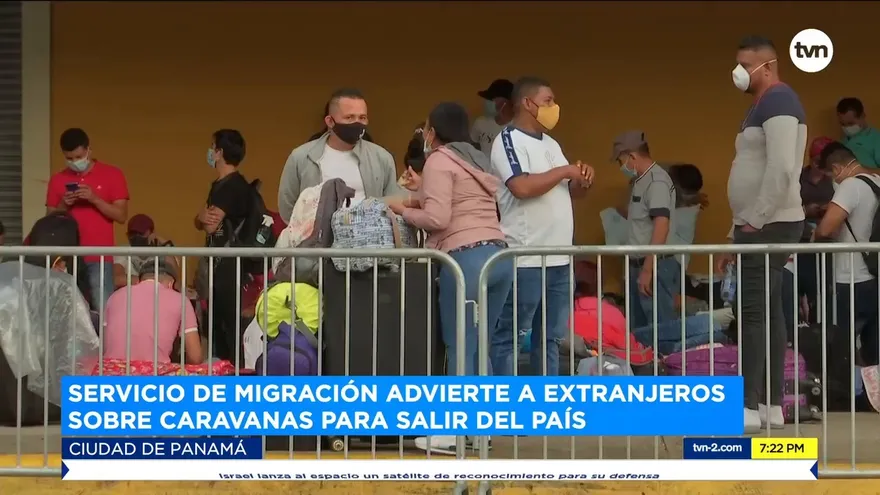 Migración advierte a extranjeros sobre caravanas para salir del país