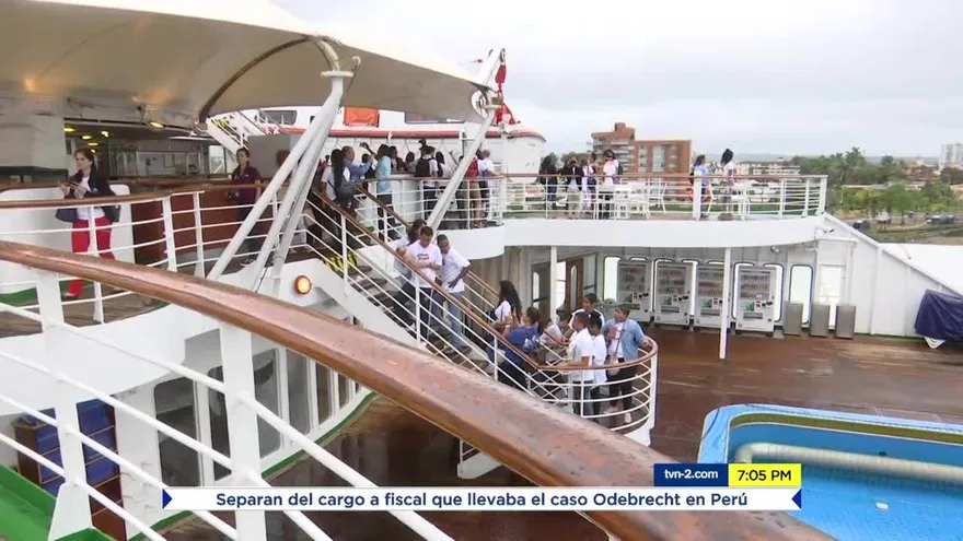 Barco por la paz llega a Colón