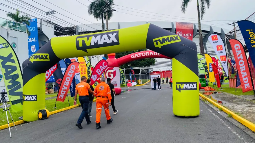 Los alrededores del estadio Rommel Fernández Gutiérrez